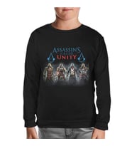 Assassin's Creed - Unity Siyah Çocuk Sweatshirt