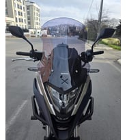 MOTOCAM Honda NC 700 750 X Ön Cam 2021-2024 Model 50cm Füme Renkli 4mm ORTA BOYLU