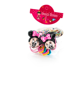 Biem Mickey Mouse Lastik Toka Açık Pembe