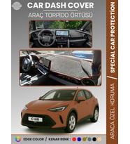 Toyota CHR (2024+) Torpido Örtüsü Ön Göğüs Halısı Torpido Koruma Tam Uyum Çatlamayı Önler Kaymaz