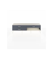 Arges TV Ünitesi 3 Çekmeceli  176x30x51 Antrasit-Aytaşı/Antrasit