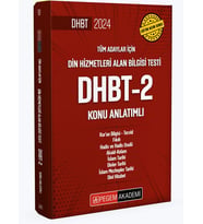 2024 Din Hizmetleri Alan Bilgisi Testi DHBT 2 Konu Anlatımlı Pegem Yayınları