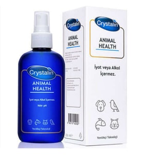 Crystalin Kedi Köpek İçin Yara, Göz, Kulak Ve Ağız Bakım Solüsyonu 250 Ml