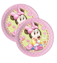 Minnie İlk Yaşım 8 adet Tabak 23 cm-
