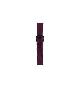 Fro LW38-43 20 mm Hakiki Deri Safiano Bordo Kordon Siyah Toka