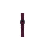 Fro LW38-43 20 mm Hakiki Deri Safiano Bordo Kordon Siyah Toka