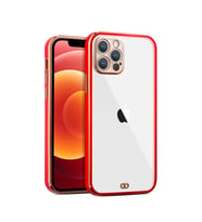 iPhone 12 Pro Max 6.7inç Gold Çerçeve Kamera Korumalı Bumper Kılıf-(5775) - SSSSSS7163-7759