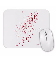 Petolas  Branca Feminina e Masculina Mouse Pad