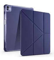 iPad Pro 13 2025 M5 Tablet Kılıf Kalem Bölmeli Standlı Lüx Smart Cover (Lacivert)