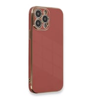 Apple İphone 13 Pro Max Kılıf Volet Silikon - Kırmızı