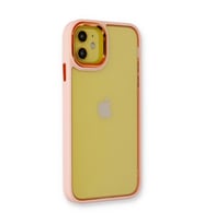 Apple İphone 12 Kılıf Dora Kapak - Pudra