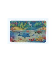 Underwater Animals - Deniz Hayvanları / Small Puzzle 3-7 Yaş 24 Parça (Çok Renkli)