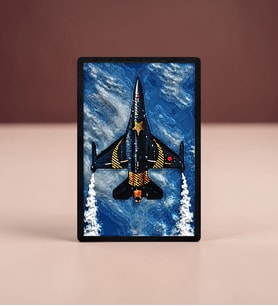Solotürk F16 Uçak 3D Magnet 6×9 cm