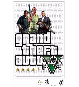 Gta 5 Estrelas Puzzle 240 Parça Yapboz