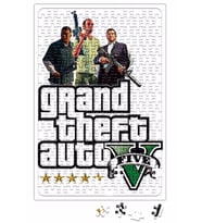 Gta 5 Estrelas Puzzle 240 Parça Yapboz