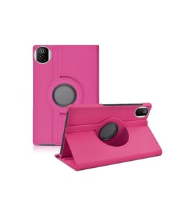 Huawei Honor Pad X7 360 Tablet Deri Kılıf - Pembe