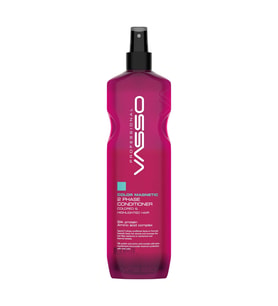 VASSO WOMEN Boyalı Saçlar Için Ipek Proteinli Çift Fazlı Durulanmayan Parlaklık Veren Sprey 460 ml 8699216346815