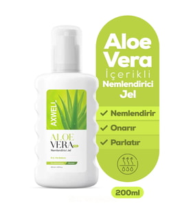 AXWELL Premium Aloe Vera Nemlendirici Jel (El & Yüz Bakımı)