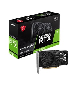 MSI RTX3050 6GB VENTUS 2X E 6G OC GDDR6 96bit HDMI DVI DP PCIe 16X v4.0