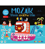 Mozaik Çıkartma Kitabı - Siyah