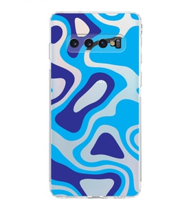 Samsung Galaxy S10  Kamera Korumalı Kapak Renkli Desen Tasarımlı  Şeffaf  Kılıf