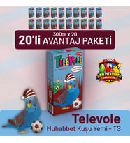 Televole Muhabbet Kuşu Yemi TS- 20 Adet