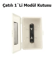 1 Lİ MODÜL KUTUSU ( KUTU İÇERİSİNDEKİ KEPKEP AYAĞI FİYATA DAHİLDİR )