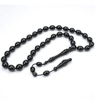 Oltu Taşı Beyzi Kesim Nakkaş Oyma İmame Tespih