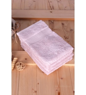 %100 Pamuk 4'Lü 40X60 El Havlusu (Pembe)