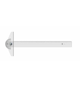 HATAS MİNKALE BAŞLIKLI İNCE BİZOTE ŞEFFAF T CETVEL 120 CM
