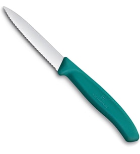 8cm Tırtıklı Soyma Bıçağı, Yeşil
