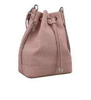 Benetton Pudra Monogram Eskitme Kadın Kol Çantası BNT 1313