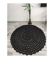 %100 El Örgüsü Balkon/kapı Önü Yanma Paspas (STD)