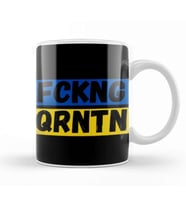 FCKNG QRNTN Kupa Bardak Porselen