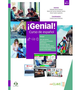 Genial! B1.1 Libro del alumno+Cuaderno +Audio desc (Gri-Kırmızı)