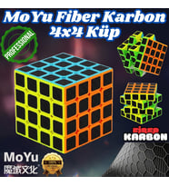 Orijinal MoYu Fiber Karbon 4x4 Küp - Moyu Speed Cube - Moyu Fiber Karbon 4x4 Zeka Küpü - Zeka Küpü - (Çok Renkli)