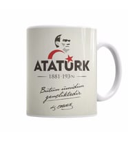 Atatürk  Kupa Bardak Porselen