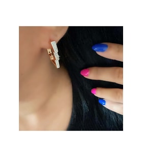 XUPING ŞİMŞEK KÜPE-ROSE RENK ACR6598