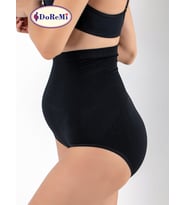 Yüksek Bel Çıtçıtlı Hamile Slip (Siyah)