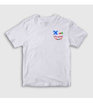 Presmono Unisex Çocuk Siyah Face Gorillaz T-Shirt