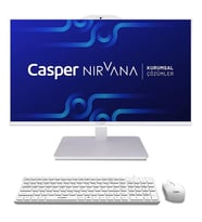 Casper Nirvana A90.1342-BE00X-V-B-K Beyaz Intel Core i5-13420H 16GB RAM 500GB NVME Pivot All In One