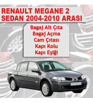 Renault Megane 2 SEDAN Avantajlı Krom Set 5 Ürün 2004-2010 P. Çelik