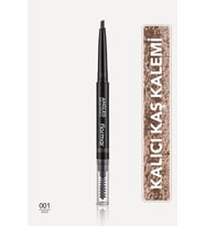 Açılı Kaş Kalemi Ve Kaş Fırçası (bej) - Angled Brow Pencil - 001 Beige - 8690604572038