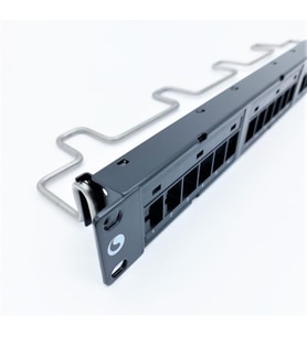 PATCH PANEL UTP CAT6 24 PORT (BOŞ) 760237040 (Siyah)