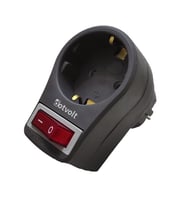 DOTVOLT 1-li Surge Hunter 250 Joules Akım Koruma Prizi Siyah
