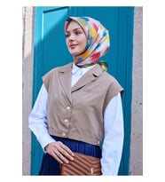 Belli % 100 Twill İpek Eşarp 4038DM 51