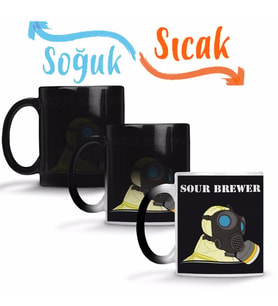 Sour Brewer Vestebera Sihirli Kupa Bardak Porselen