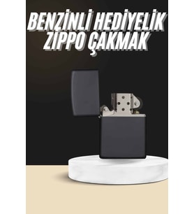Erkeklere Özel Hediyelik Eşya Metalik Benzinli Çakmak Doldurulabilir