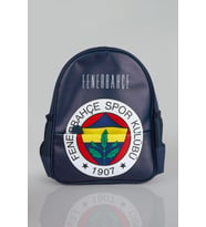 "DEKOMUS CEP DEFTERİ HEDİYELİ" YENİ SEZON LİSANSLI FENERBAHÇE ÇİFT BÖLMELİ KÜÇÜK BOY 32 CM ANAOKUL ÇANTASI