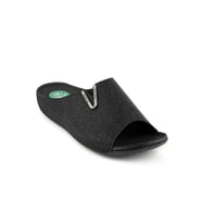 Muya Mena 32219-581 Topuk Jelli Anatomik Taban Kadın Terlik Full Siyah 36-40